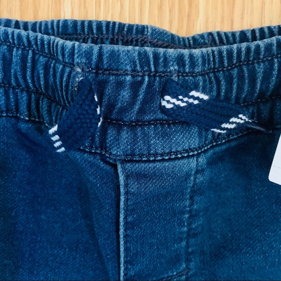 NWT Carter’s 5T Pull-On Knit Denim Pants - Picture 2 of 6